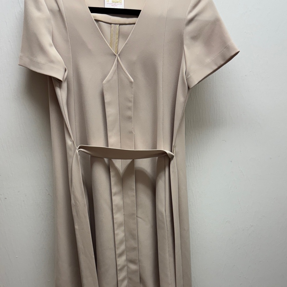 Amanda Uprichard Beige Mini Dress